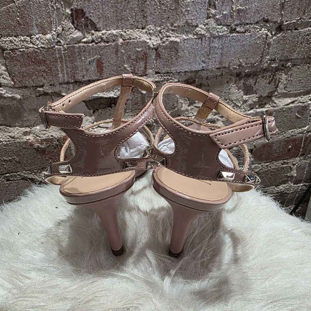 INC International Concepts Blush Studded Heels - Picture 3 of 6